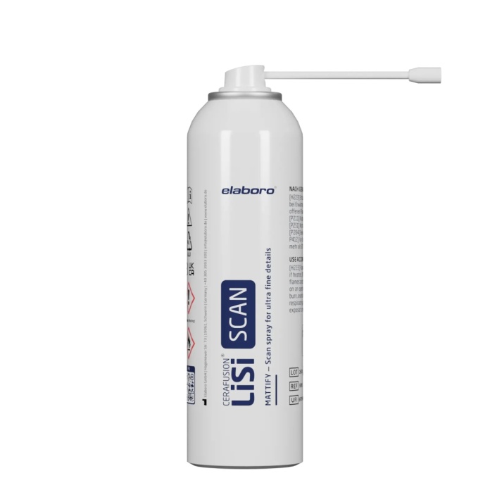 CERAFUSION LiSi Scan Spray - porównanie matowienia